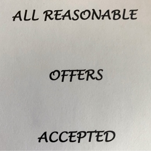 Other - All reasonable offers accepted